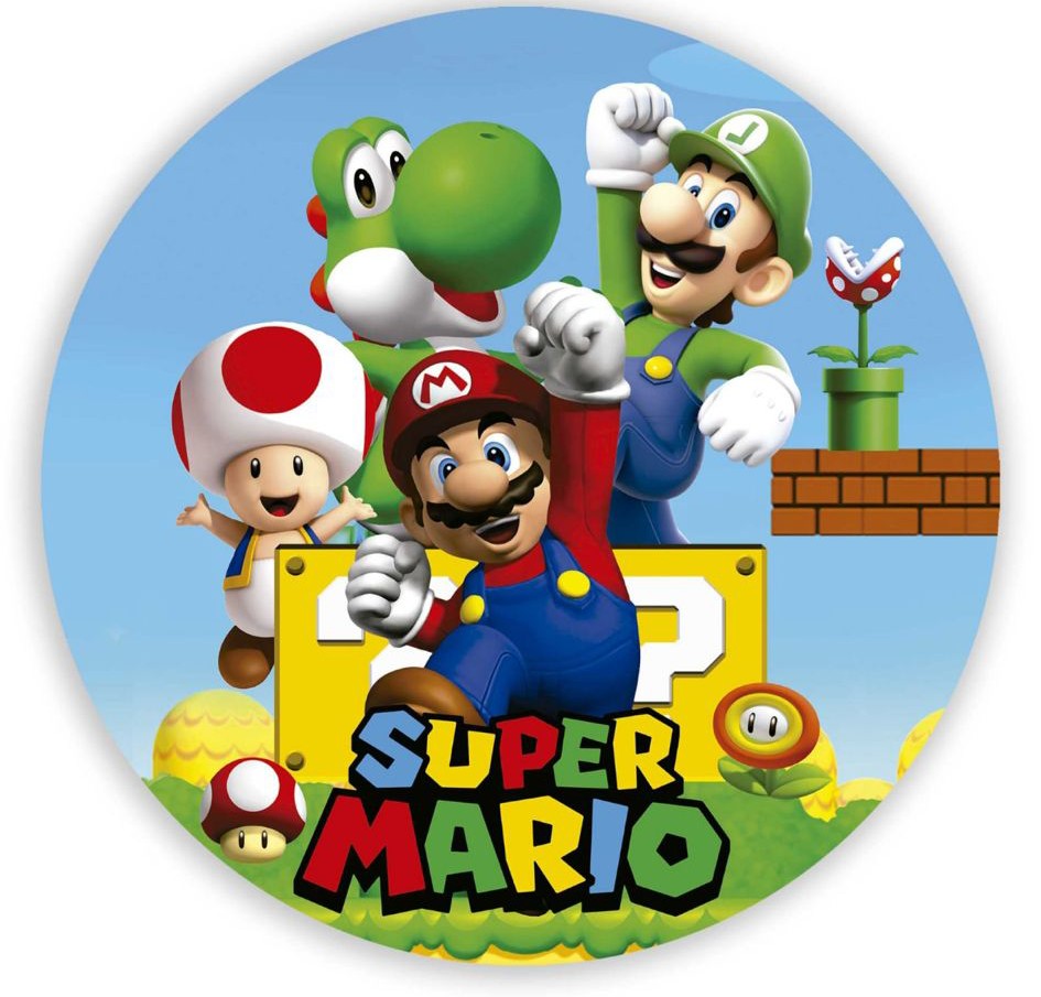 Panel Circular - Mario Bross