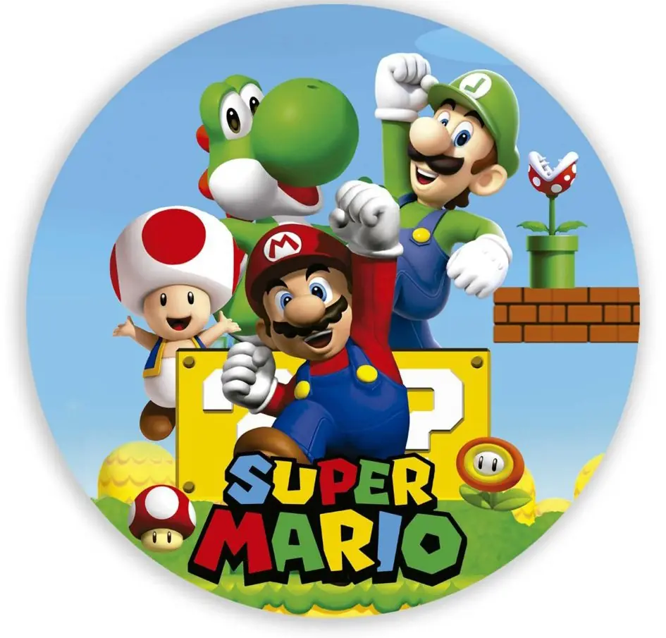 Panel Circular - Mario Bross