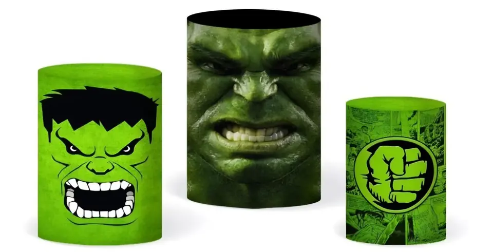 Trio de fundas - Hulk