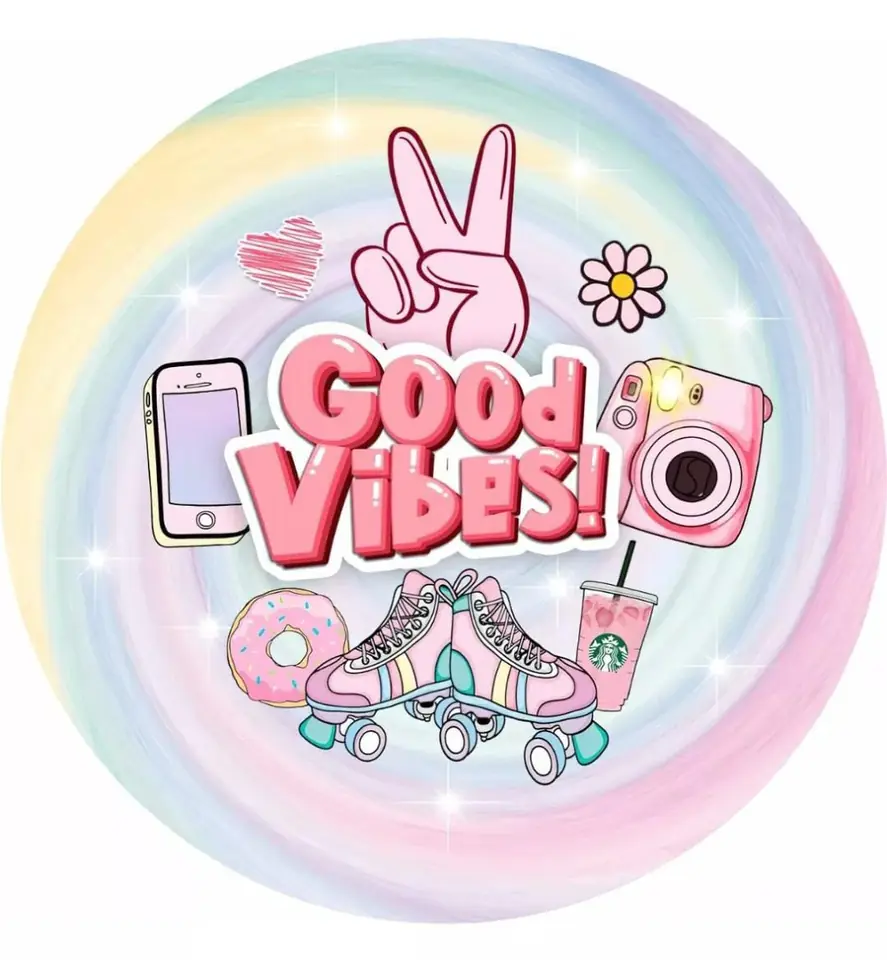 Panel Circular - Good Vibes
