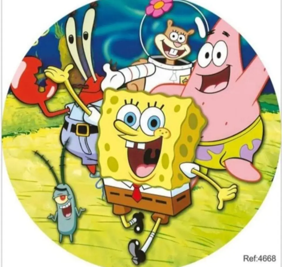 Panel Circular - Bob Esponja