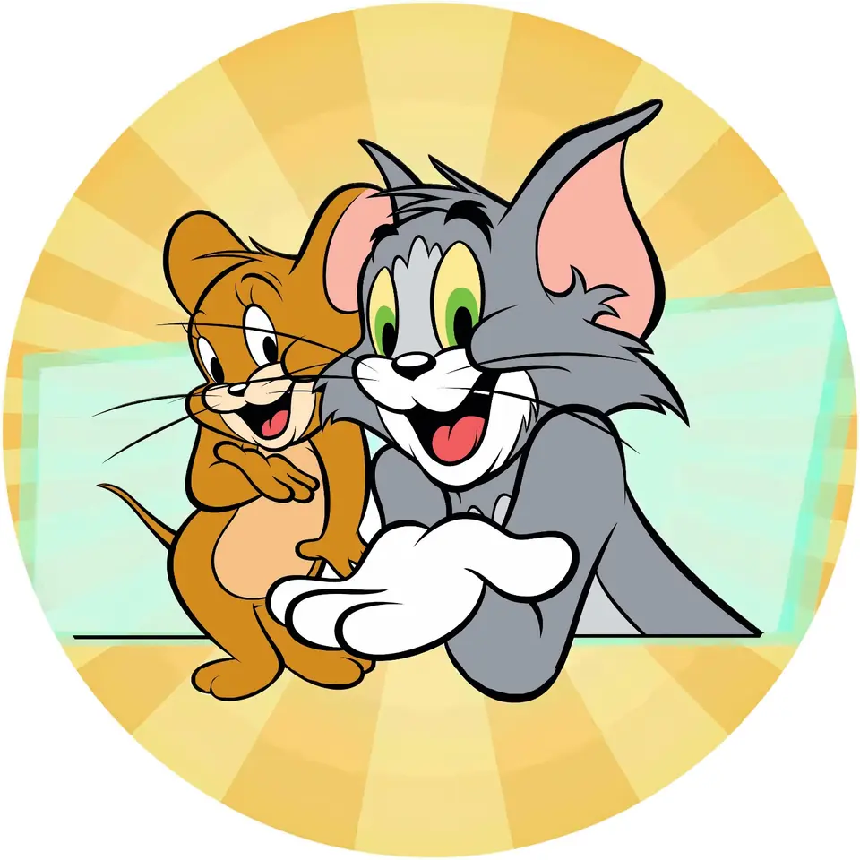 Panel Circular - Tom and Jerry