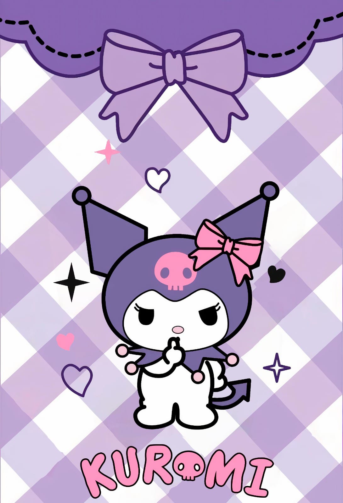 Panel Lateral - Kuromi
