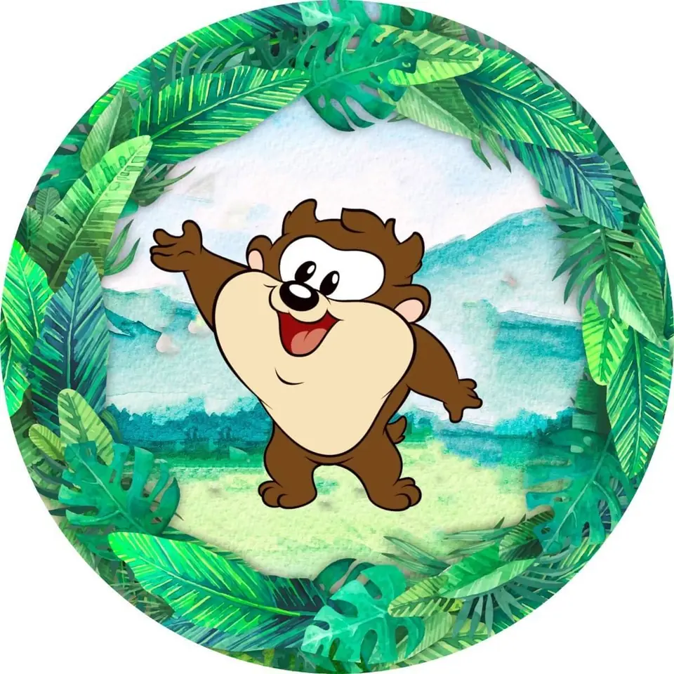 Panel Circular - Looney Tunes Demonio Tazmania