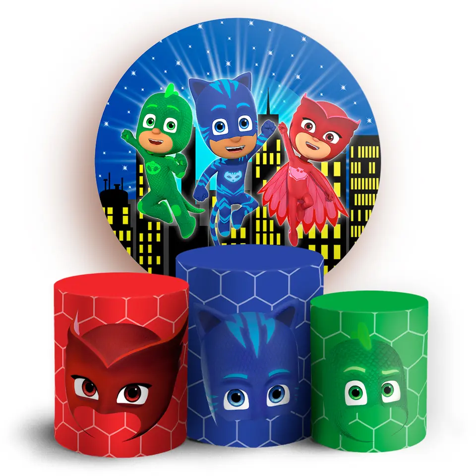 Kit panel circular trio de fundas - Heroes en Pijamas