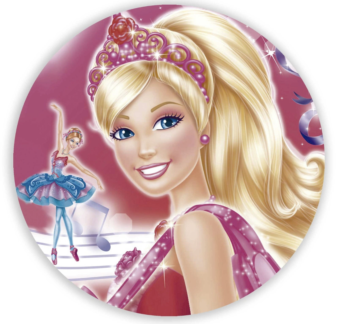 Panel Circular - Barbie