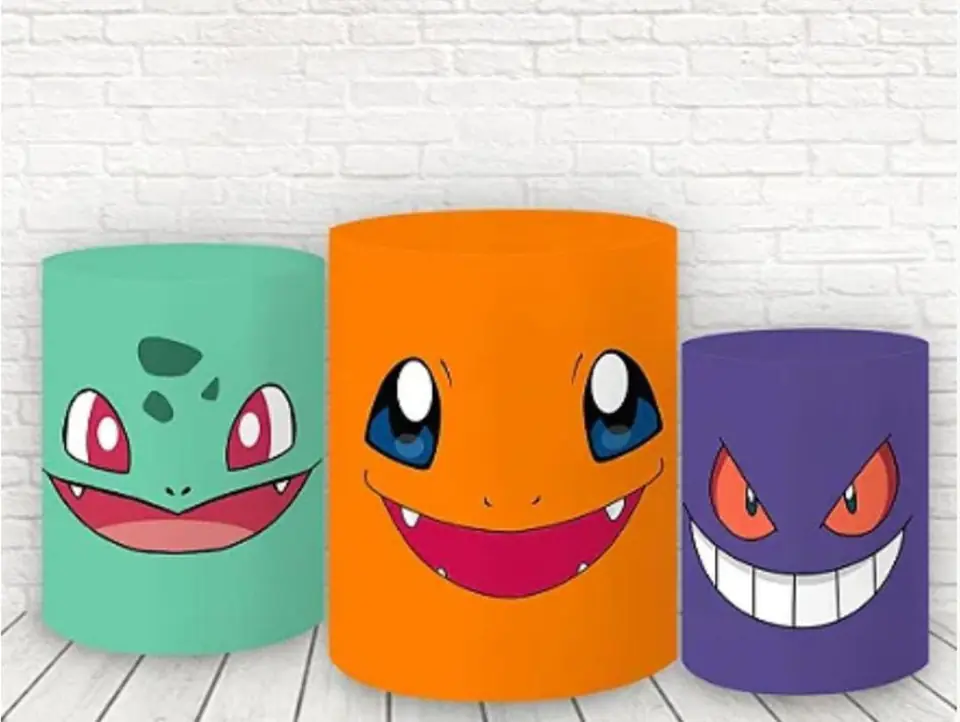 Trio de fundas - Pokemon