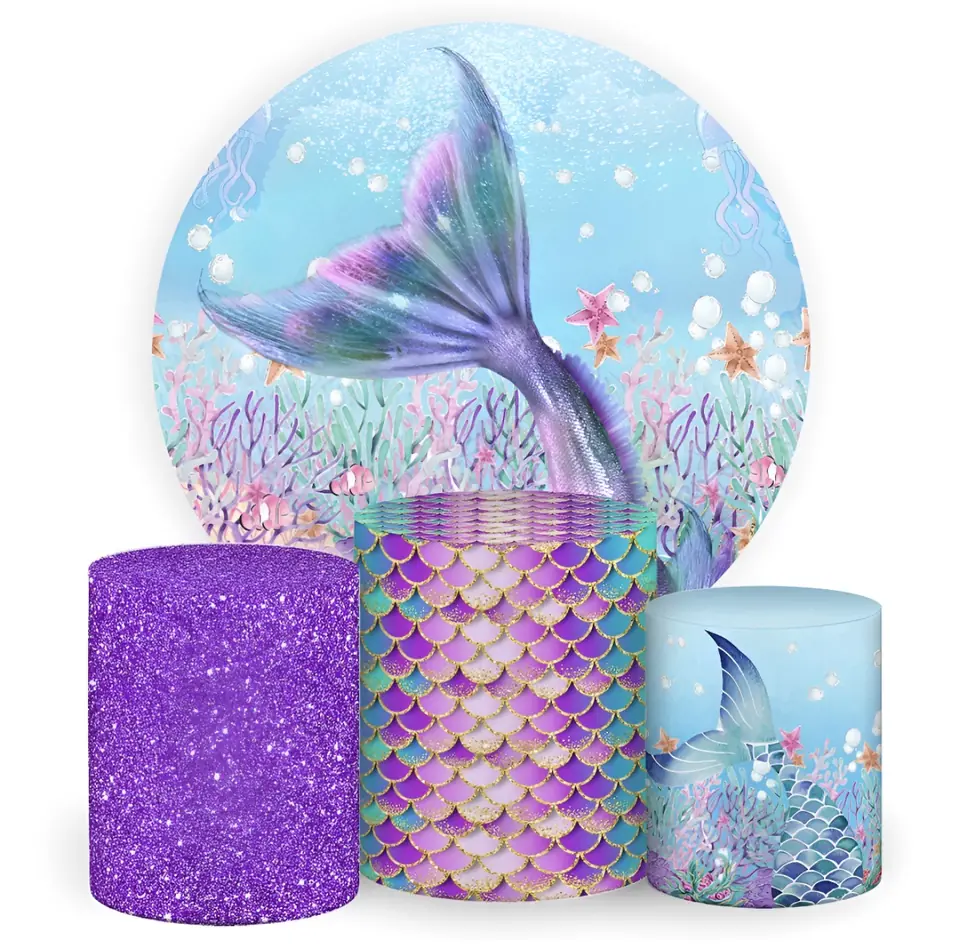 Kit panel circular trio de fundas – Cola Sirena