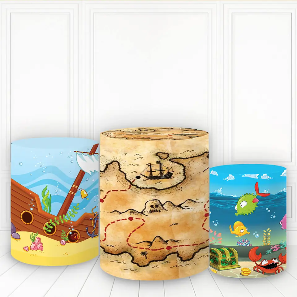 Trio de fundas - Piratas
