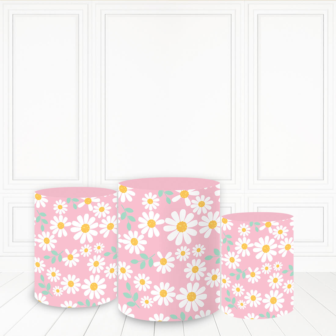 Trio de fundas - Margaritas
