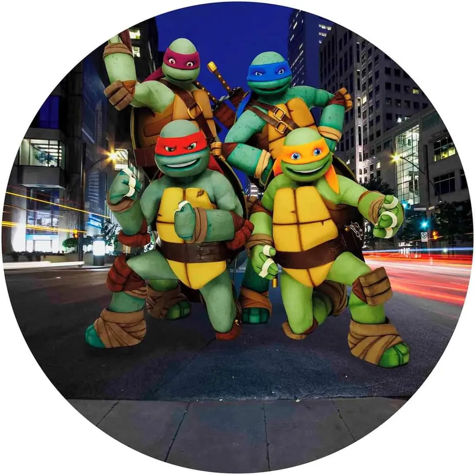 Panel Circular - Tortugas Ninja