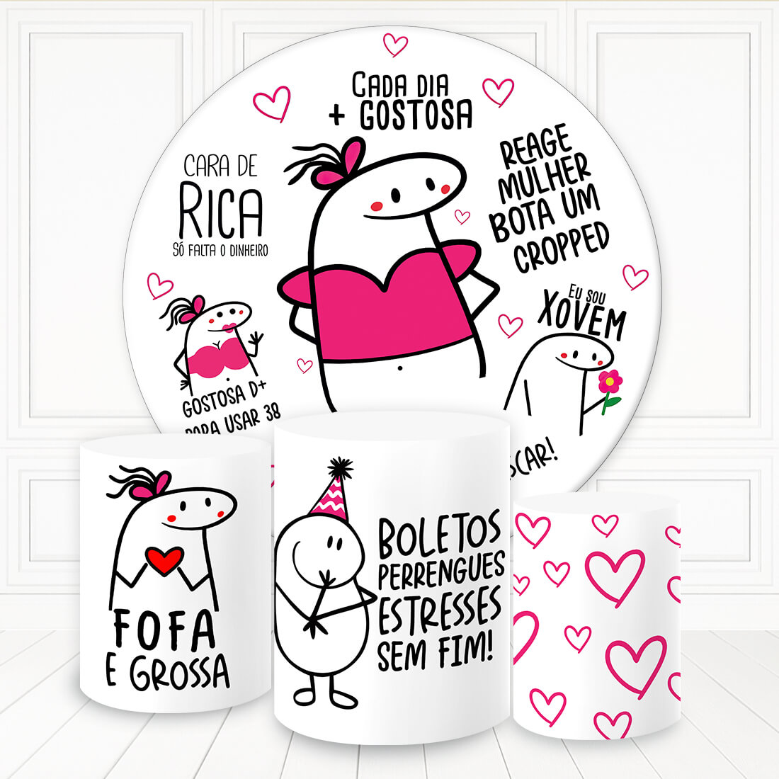 Kit panel circular trio de fundas - Flork
