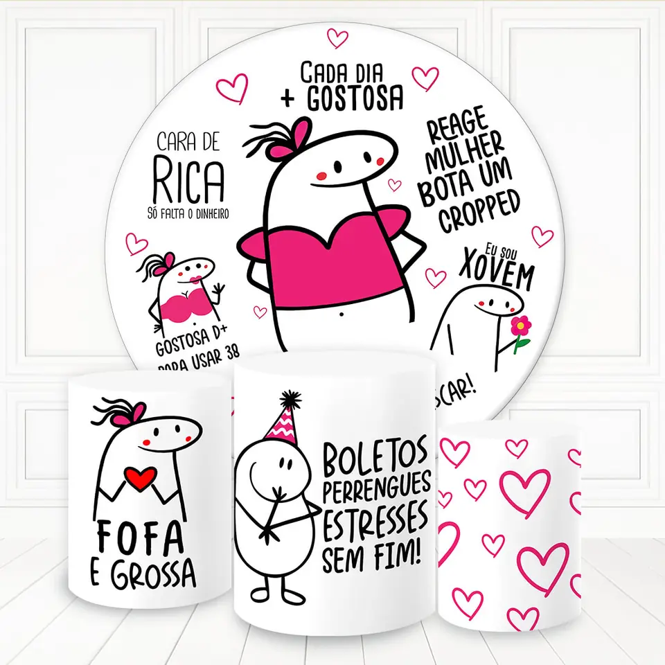 Kit panel circular trio de fundas - Flork