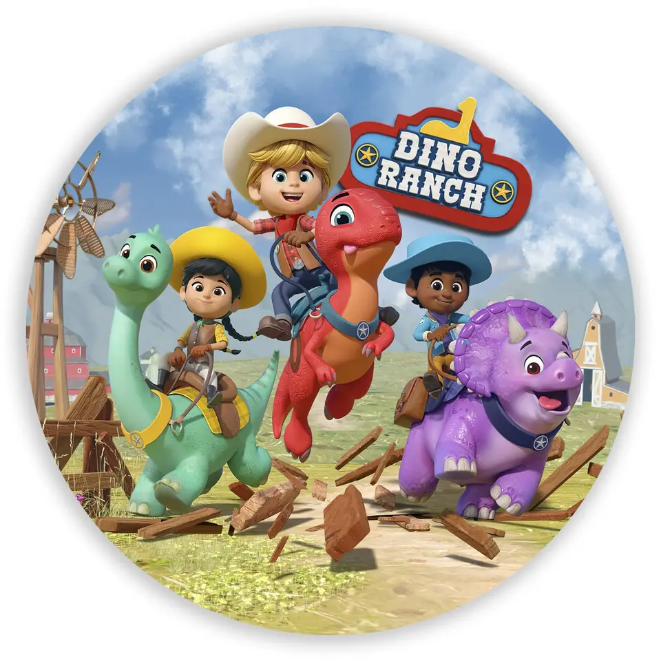 Panel Circular - Dino Ranch
