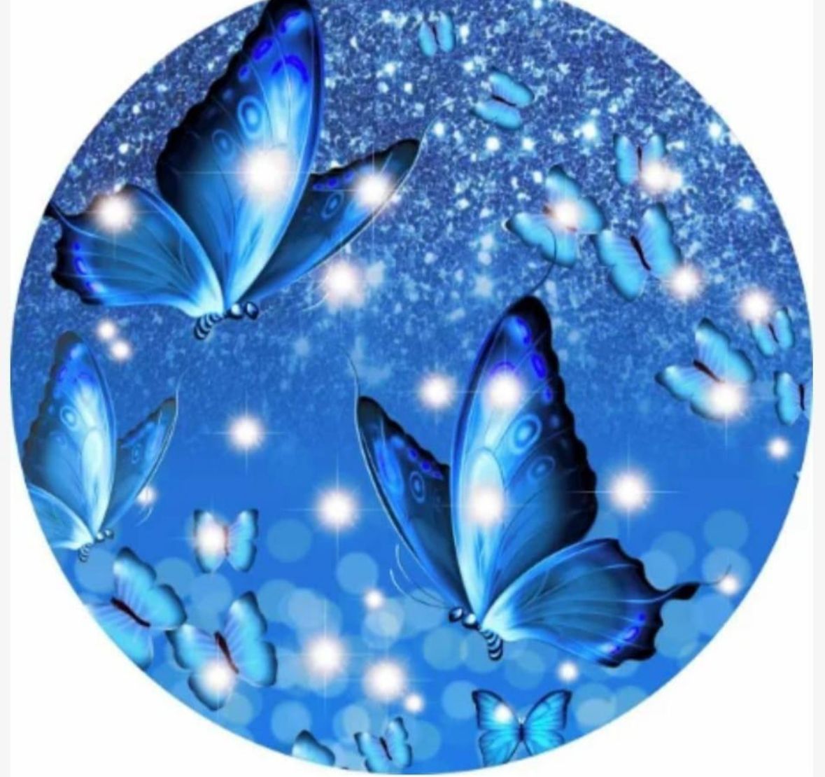 Panel Circular - Mariposa