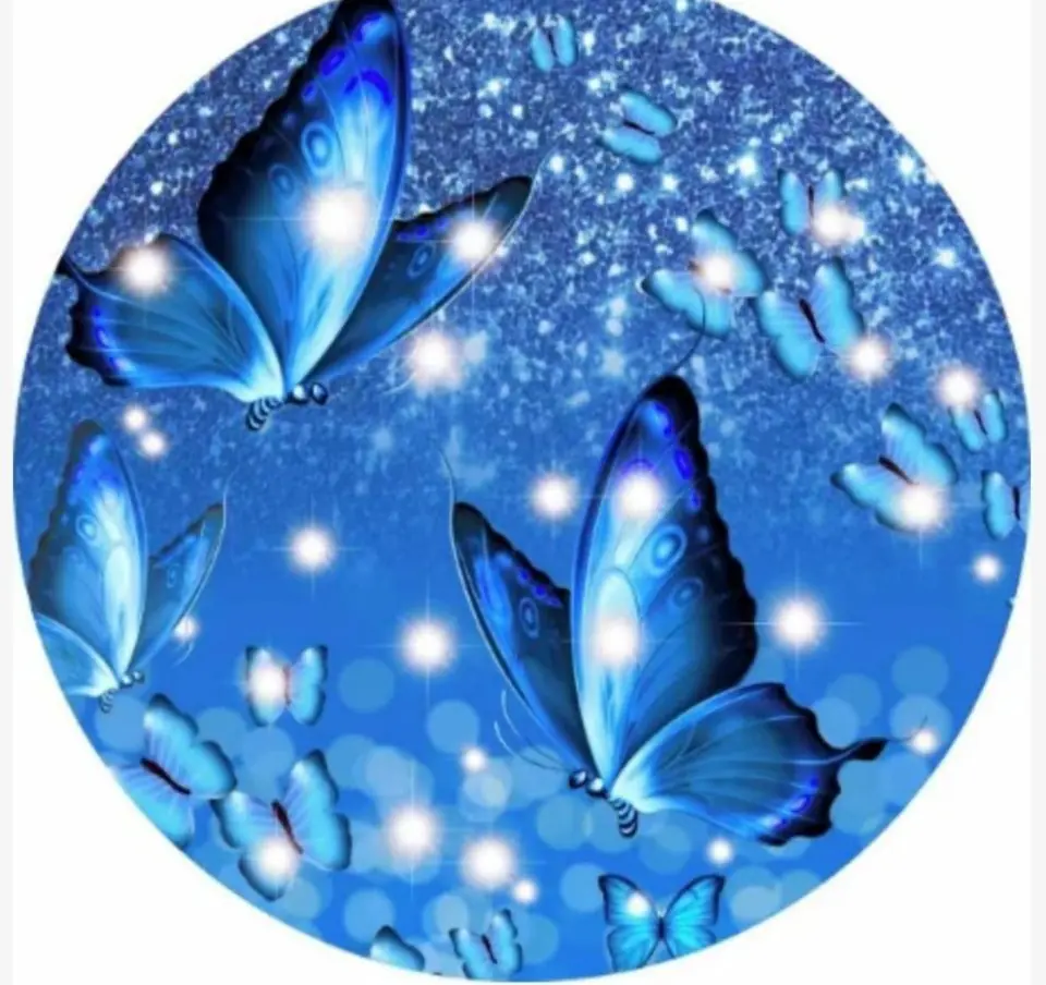 Panel Circular - Mariposa