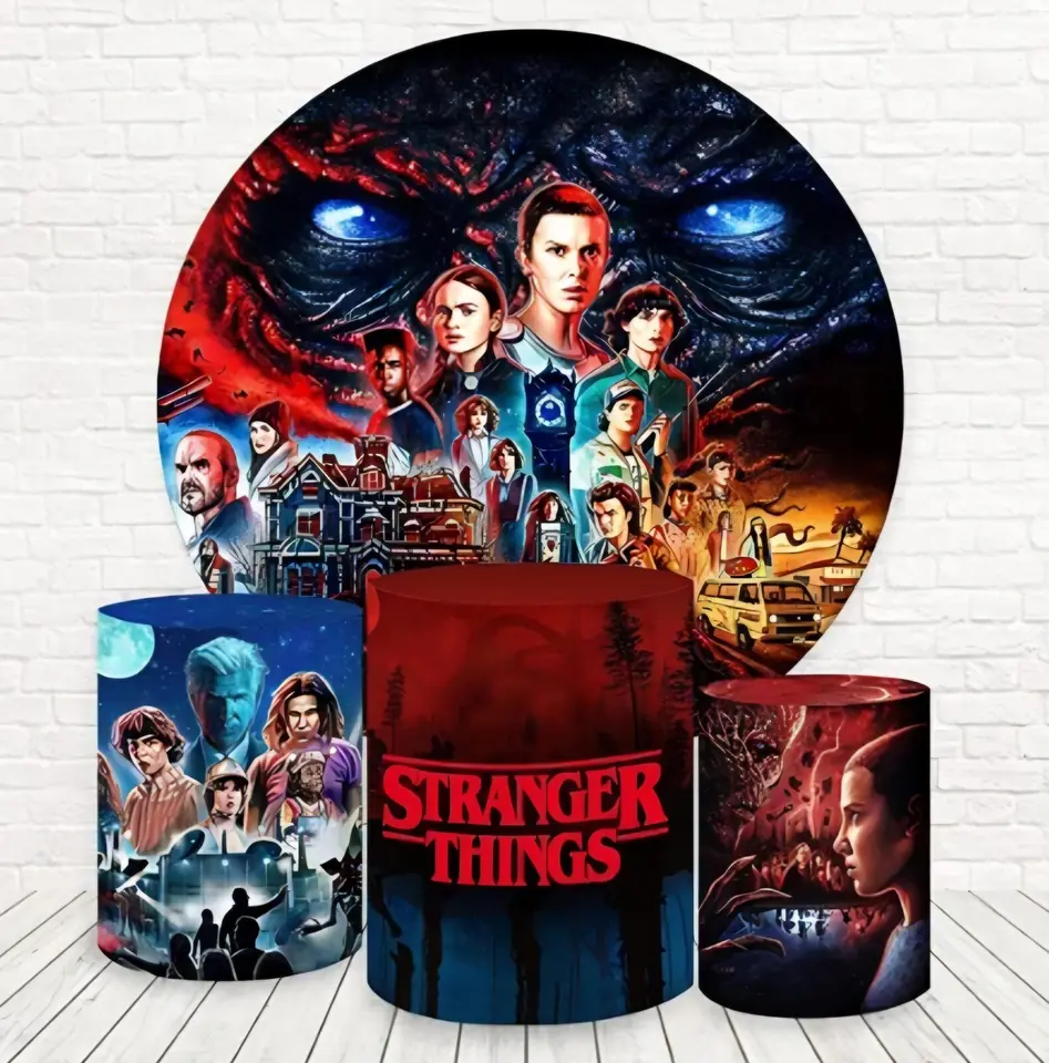 Kit panel circular trio de fundas - Stranger Things