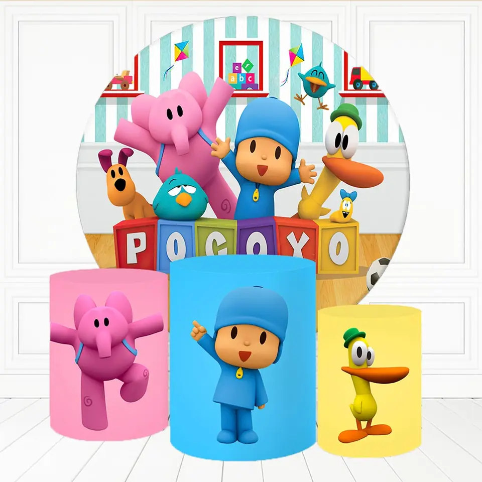 Kit panel circular trio de fundas - Pocoyo