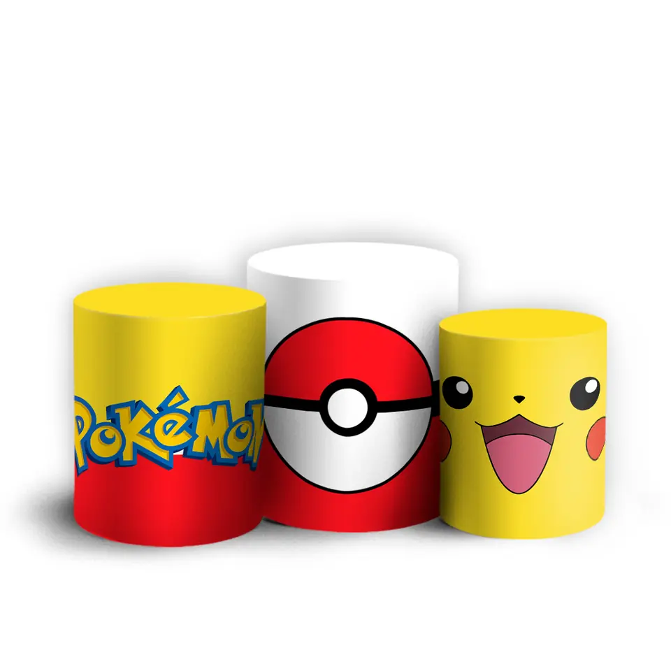 Trio de fundas - Pokemon