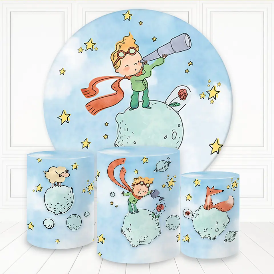 Kit panel circular trio de fundas - Principito