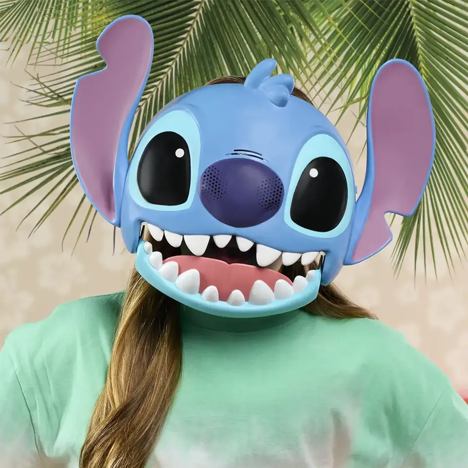 Máscara Parlante Stitch Con Sonido Just Play Antifaz Juguete