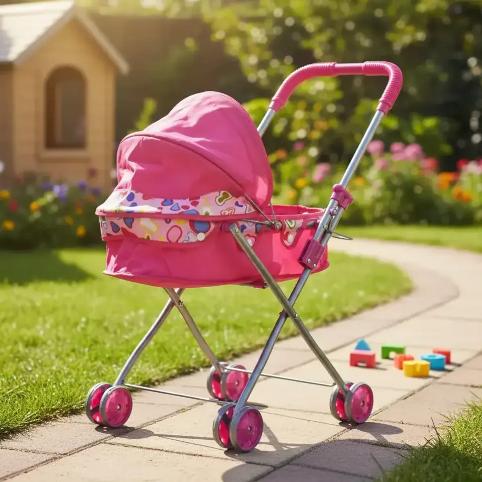 Coche Para Bebote De Juguete Con 4 Ruedas Plegable +3 Años