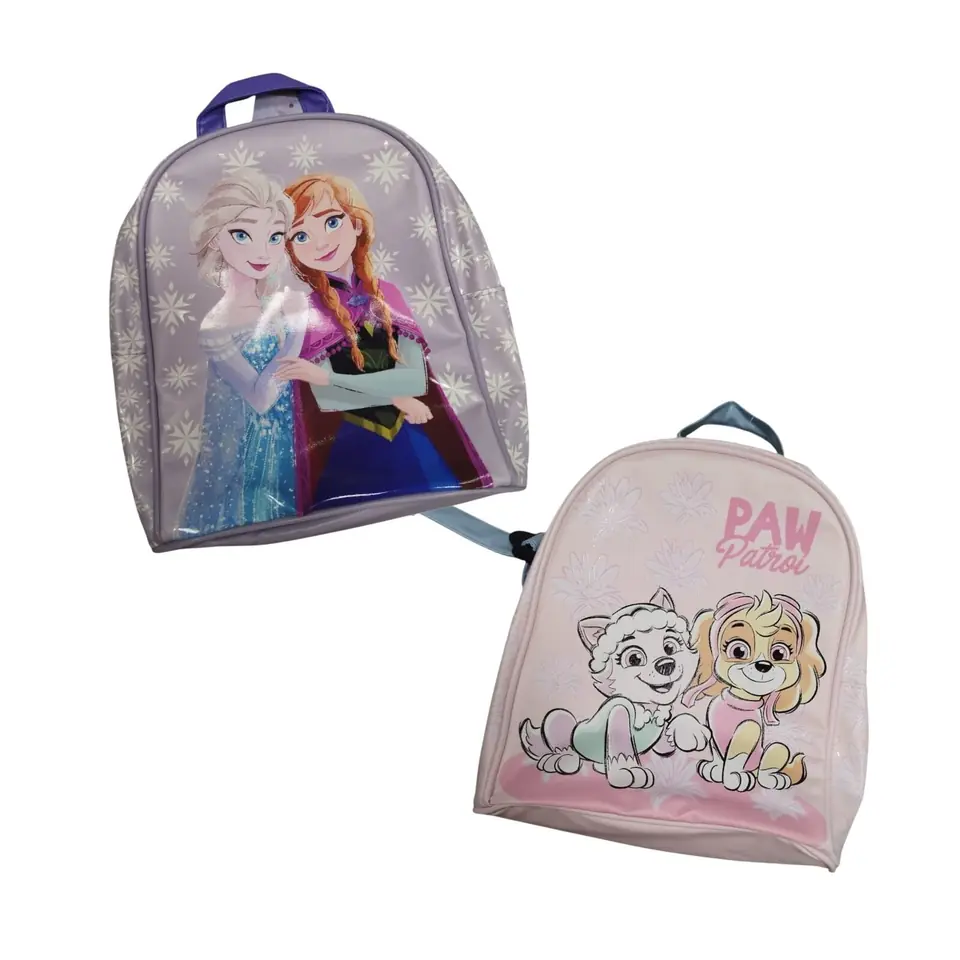 Mochila Infantil Paseo Cuerina 24x22x8 Cm Varios Personajes