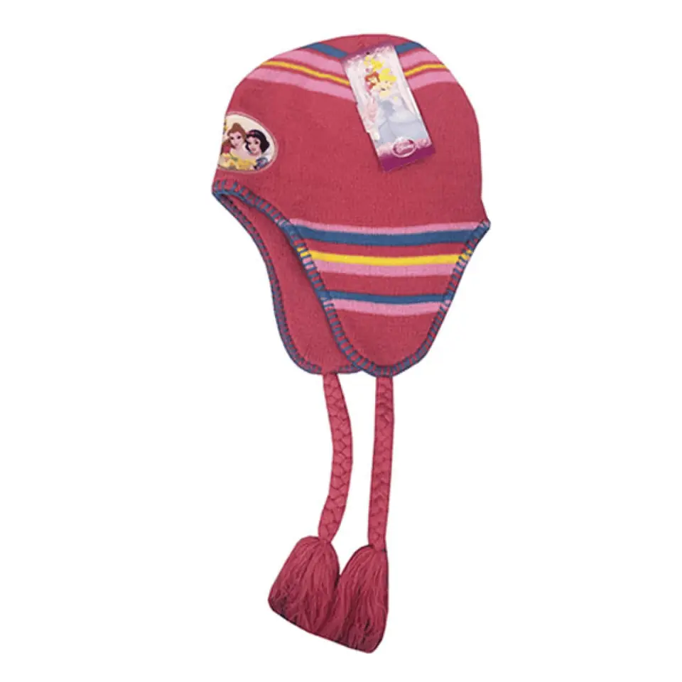 Gorro Tejido con Trenzas Disney Princesas
