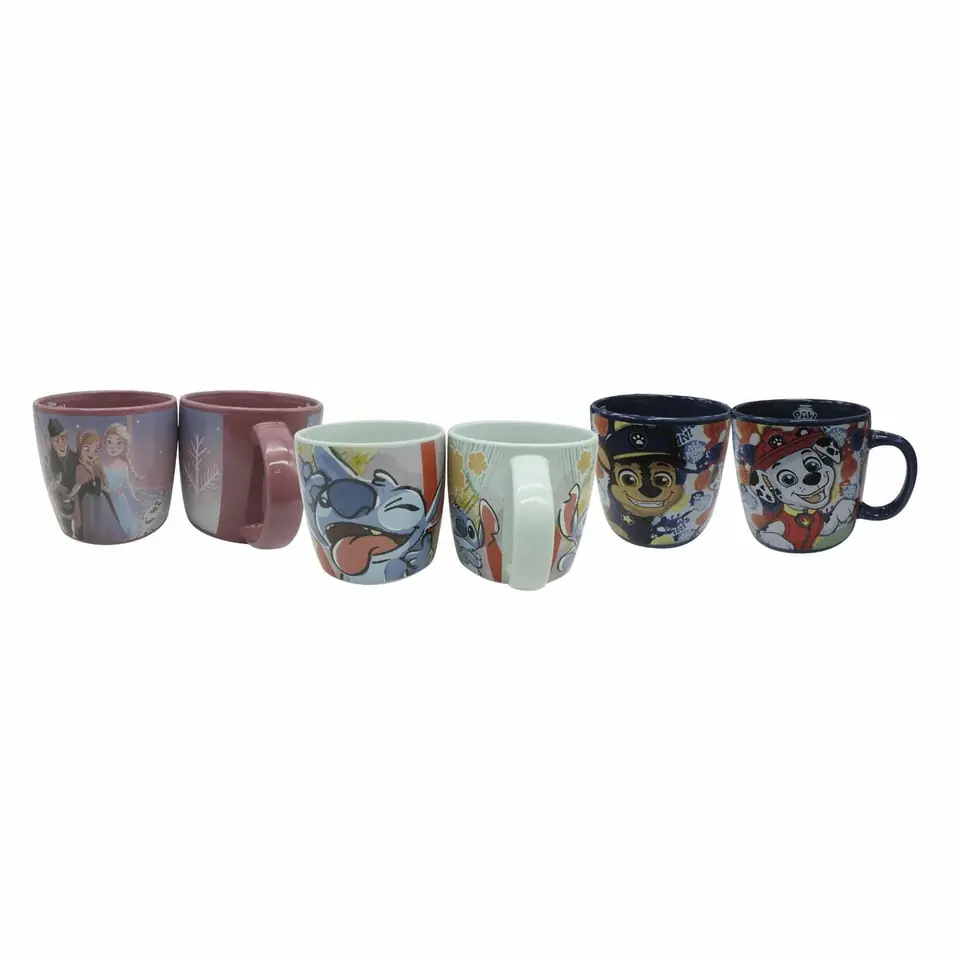 Taza Cerámica 355 ml 8,5 x 7,5 cm Varios Personajes