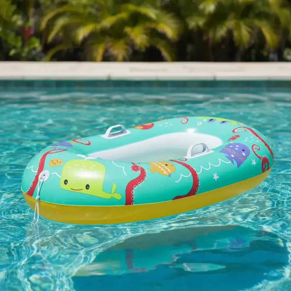 Bote Inflable Bestway Diseño Tropical 79 X 119 Cm +3 Años