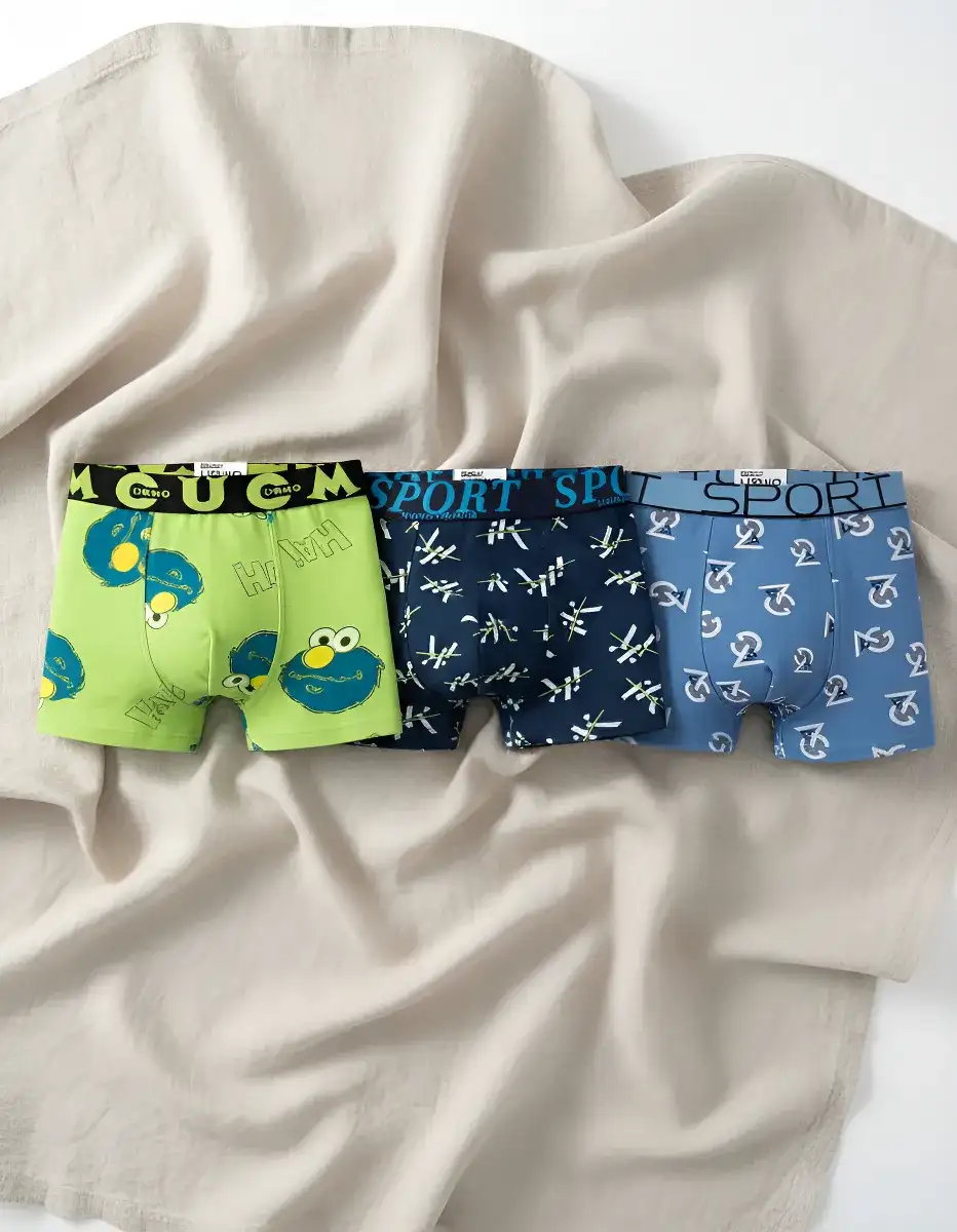 Pack 3 Boxer Calzoncillo Niño Adolescente Talle 2 A 18 Uomo