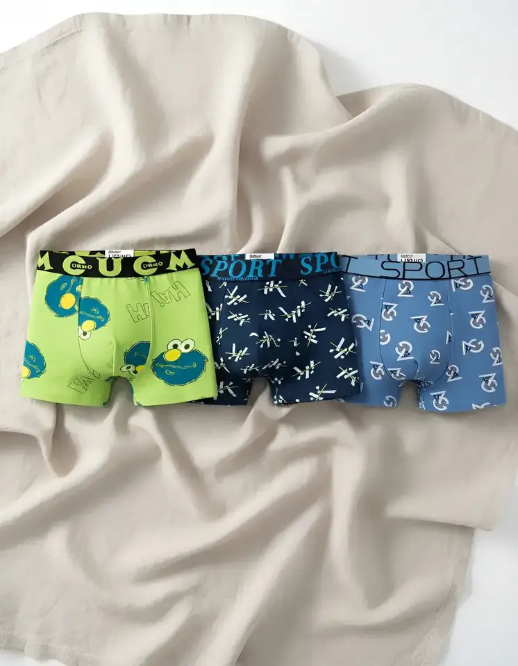 Pack 3 Boxer Calzoncillo Niño Adolescente Talle 2 A 18 Uomo