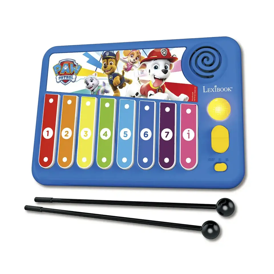 Xilófono Eléctrico Educativo Paw Patrol Lexibook Canciones
