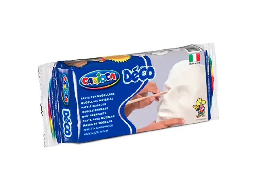 Cerámica Sin Horno Carioca Déco Color Blanco Terracota 500gr