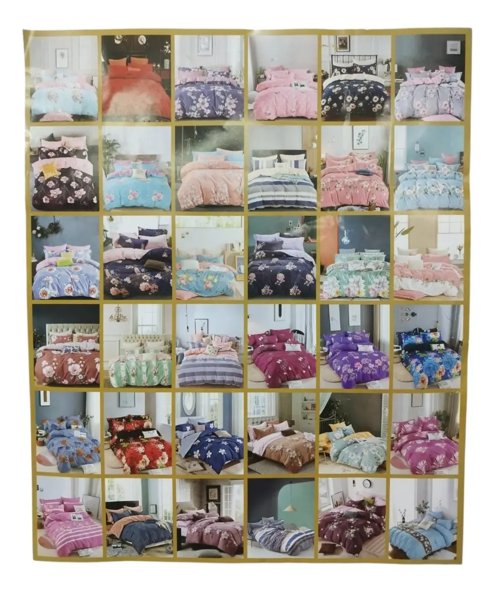 Juego De Sábanas King 580 H Algodón 195 X 200 +30 Cm Estampada - M T