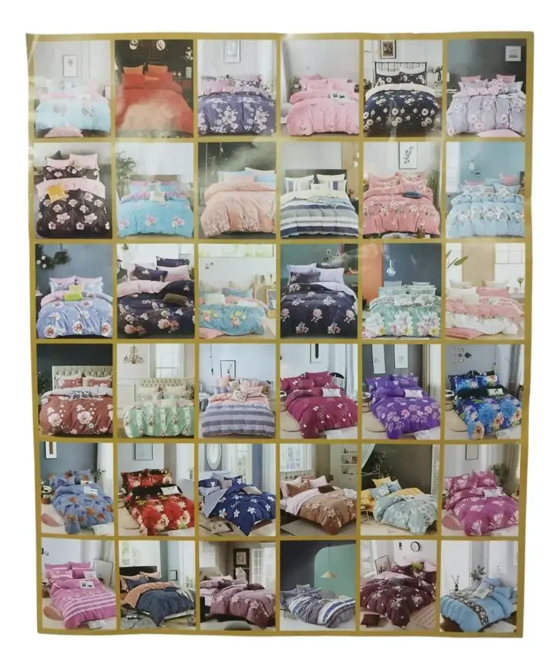 Juego De Sábanas King 580 H Algodón 195 X 200 +30 Cm Estampada - M T