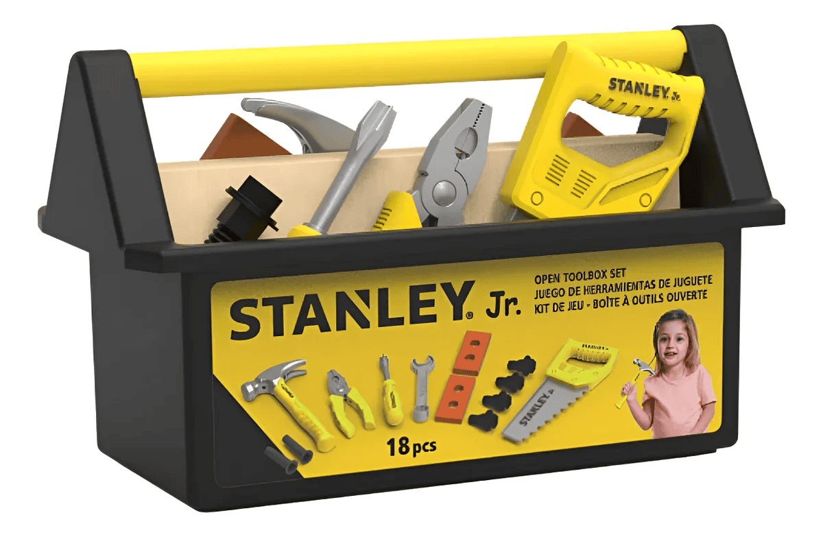 Juguete Stanley Jr Caja Herramientas 18 Pzas Srp065