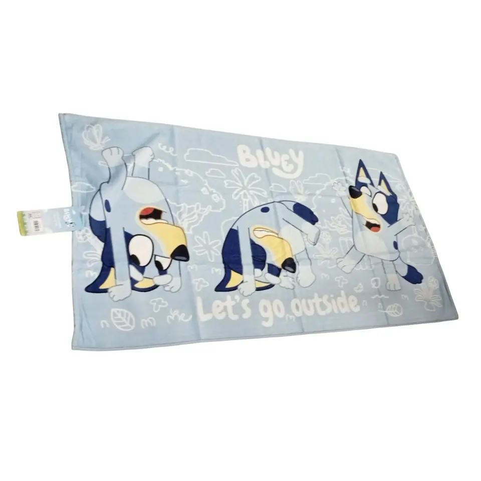 Toalla Toallón Bluey Perro Playero Playa 130x70 Oficial