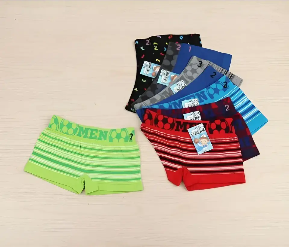 Pack 3 Boxer Calzoncillo Niño Adolescente Talle 0 A 6 Microfibra