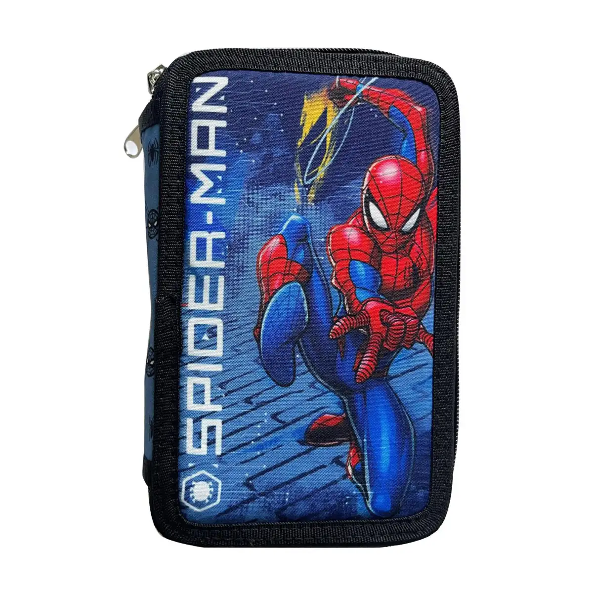 Cartuchera Tipo Libro 3 Pisos Spiderman Marvel Avengers