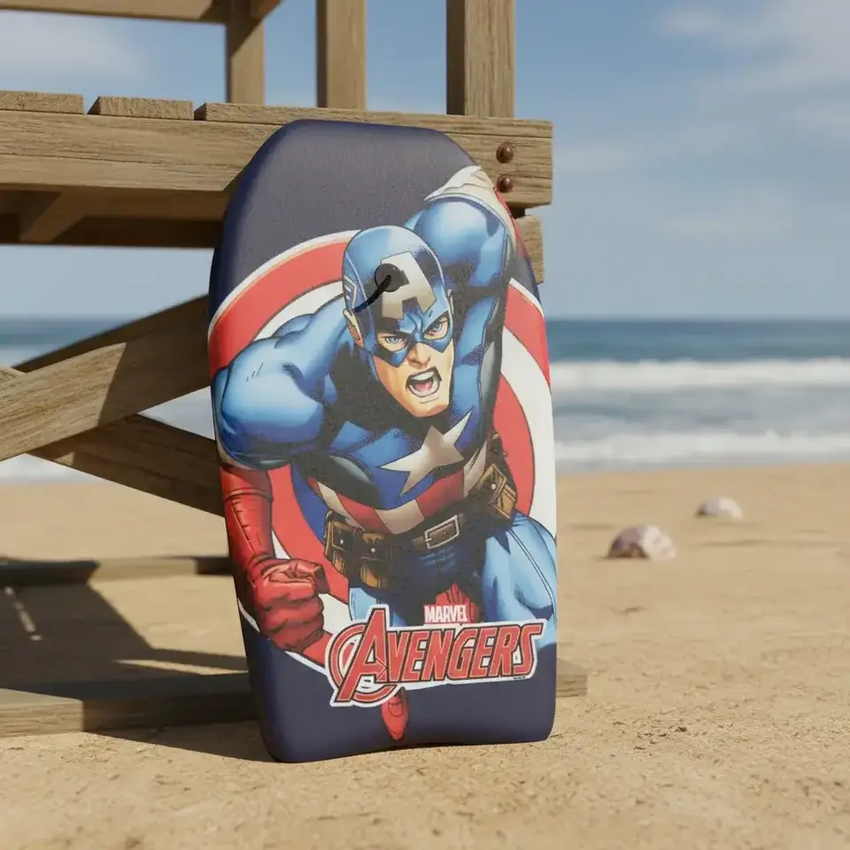 Tabla Morey Capitan America Original Oficial Playa