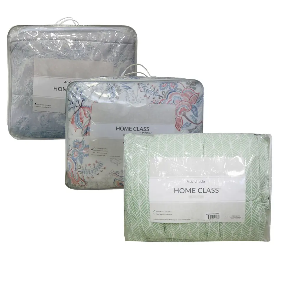 Acolchado Home Class Microfibra Varios Diseños 2 Plazas 220 x 240 cm