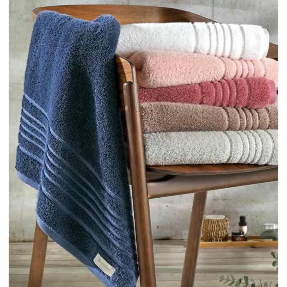 Toalla Rostro Mano 90x 50 Dohler Rubi Jacquard Algodón Egipcio