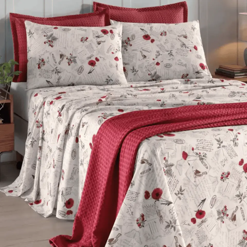 Juego Sábanas King Dohler 130 Hilos 100% Algodón Estampada