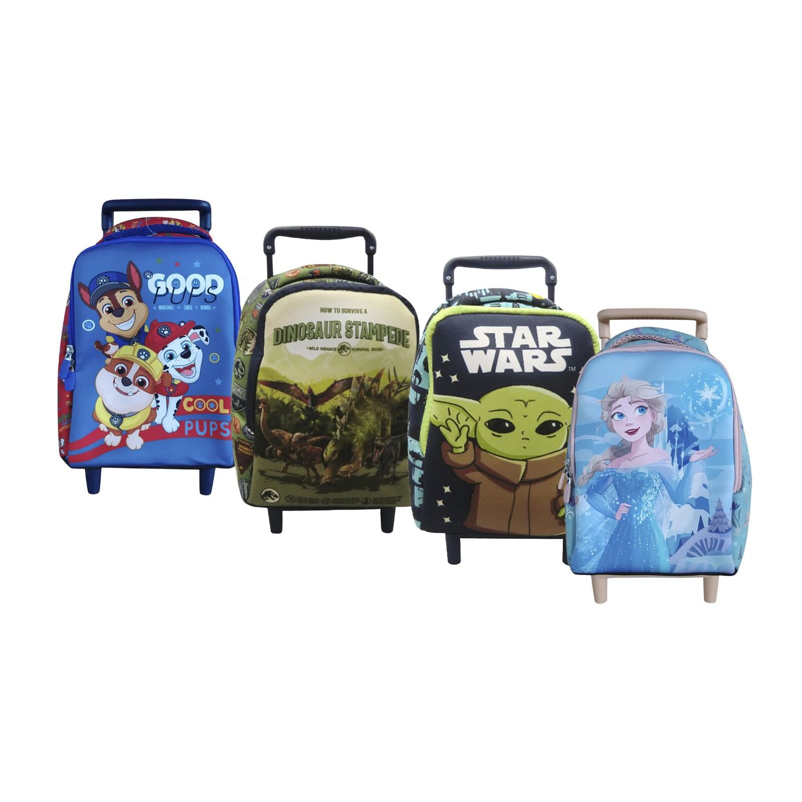 Mochila Infantil Neopreno Carro/Ruedas 27x21x12 Varios Personajes