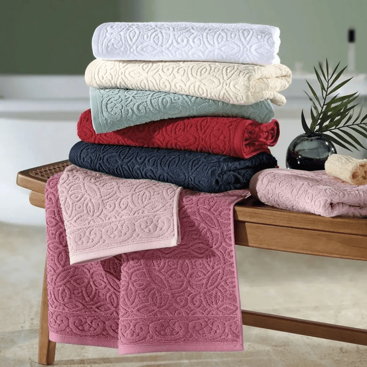 Toalla Toallon Baño 140 X 70 Cm Provenca Dohler Algodón