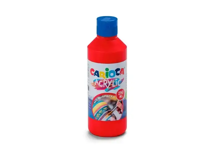 Pintura Acrílica Carioca Colores Botella 250 Ml Brillante