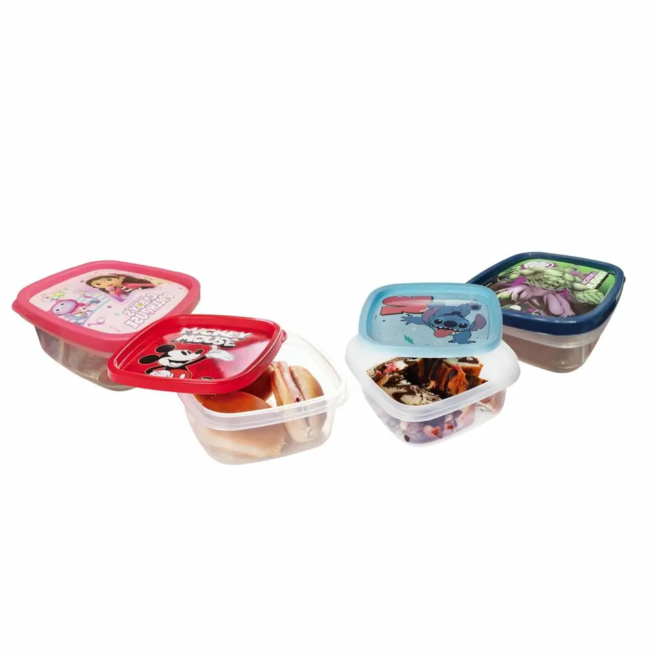 Pote Plastico 580 Ml Infantil Plasutil Varios Personajes