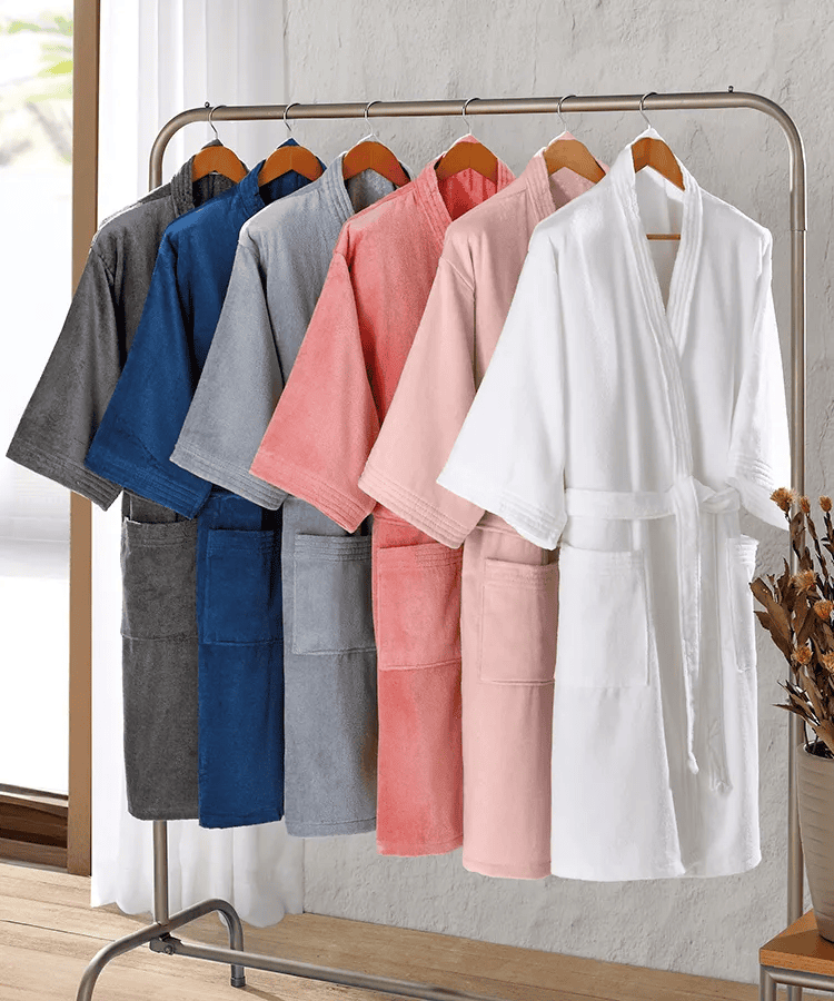 Bata Baño Hotel Döhler Velour Cálida Suave Y Absorbente