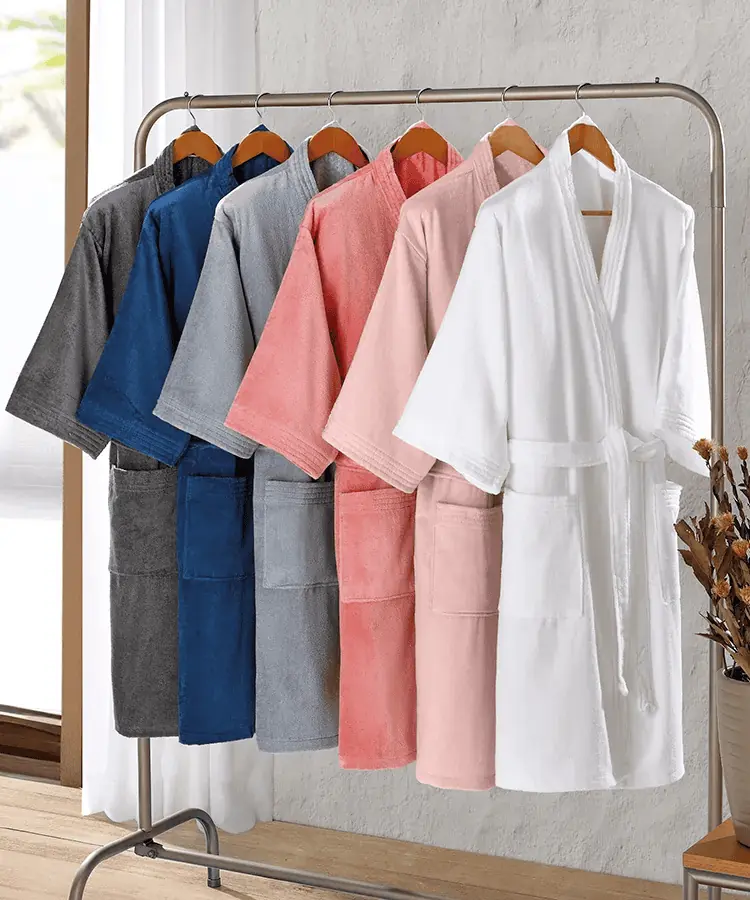 Bata Baño Hotel Döhler Velour Cálida Suave Y Absorbente